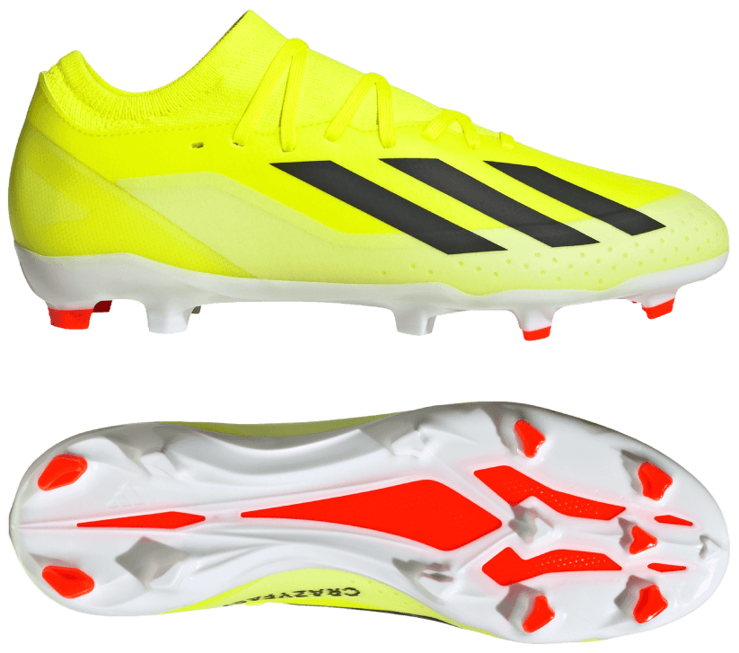 adidas Fussballschuh X Crazyfast League FG gelb schwarz weiß