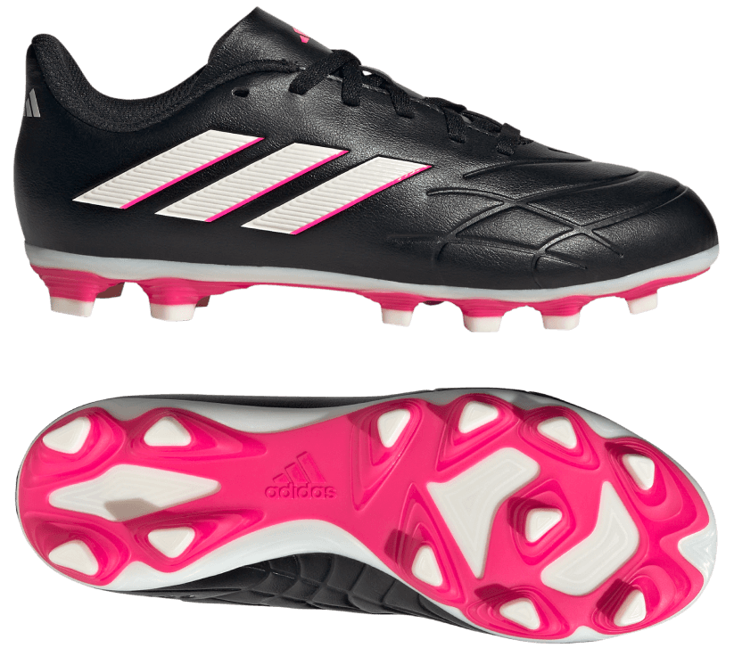 adidas Kinder Fußballschuh Copa Pure.4 FxG schwarz pink weiß