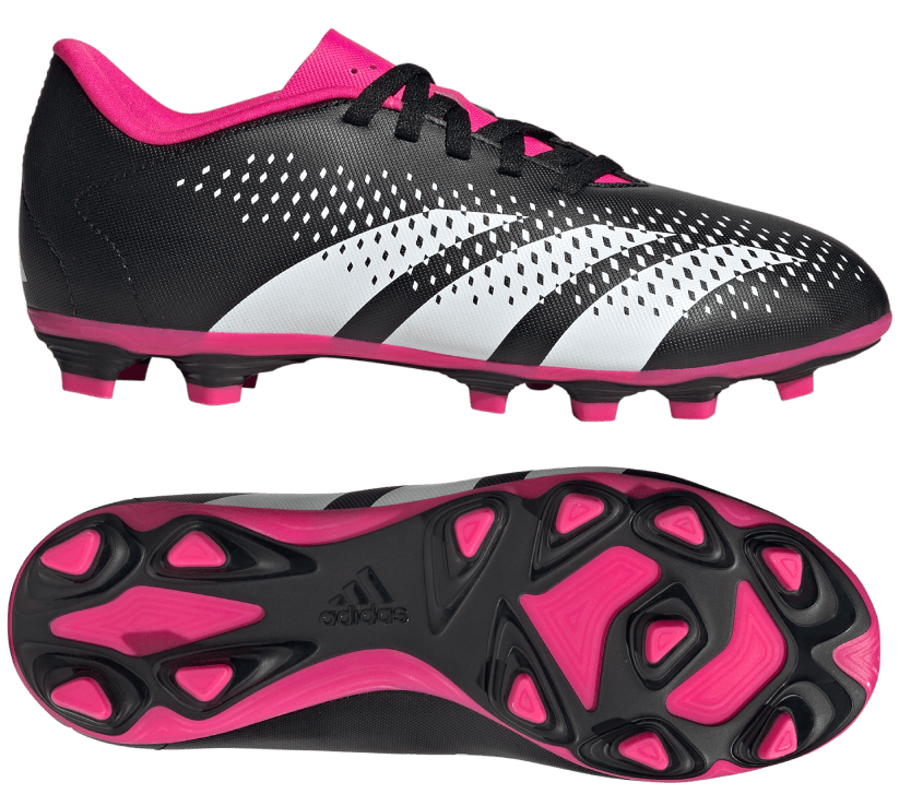 adidas Kinder Fußballschuh Predator Accuracy.4 FxG schwarz weiss pink