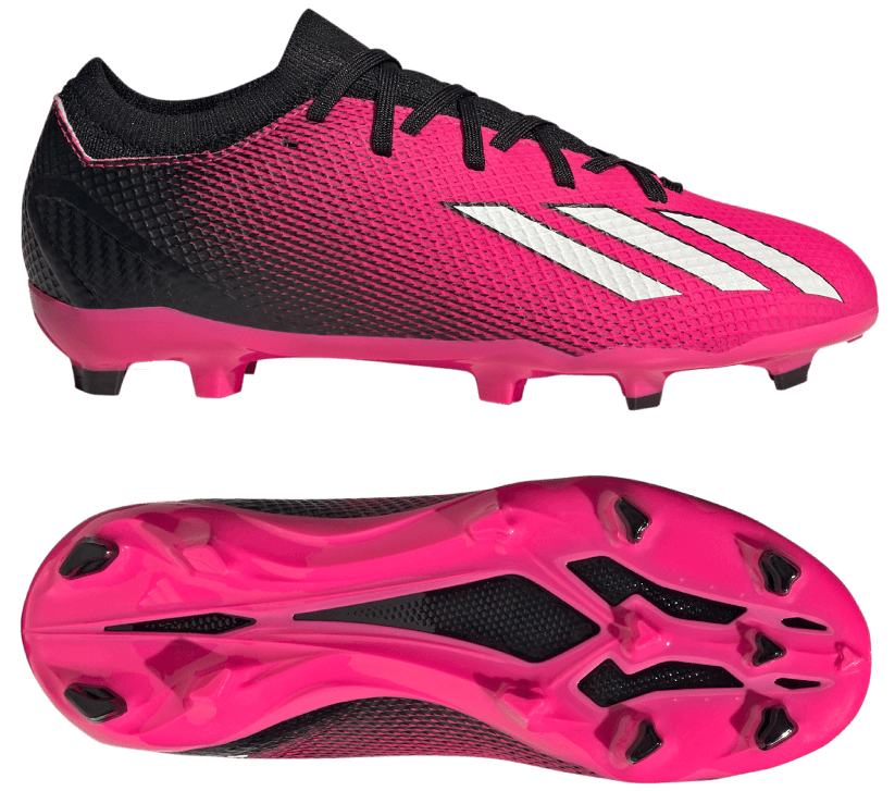 adidas Kinder Fußballschuh X Speedportal.3 FG pink schwarz weiß