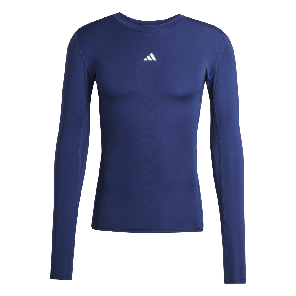 adidas Longsleeve Funktionsshirt Techfit, 5XL, marine/weiß