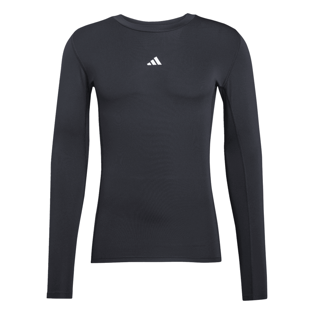 adidas Longsleeve Funktionsshirt Techfit, 5XL, schwarz/weiß