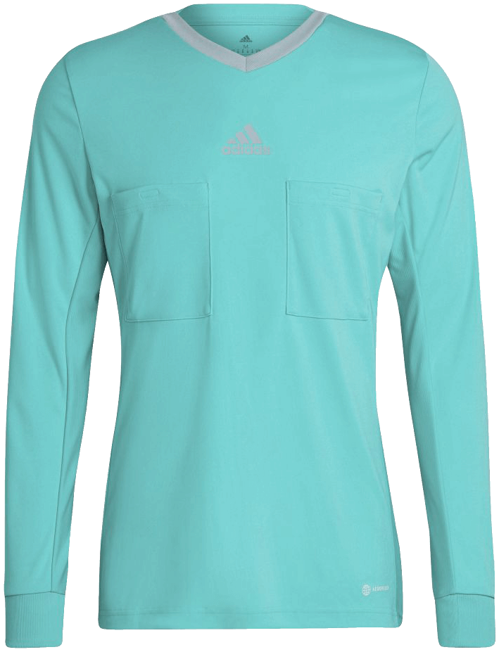 adidas Schiedsrichtertrikot langarm Referee 22, 2XL, türkis