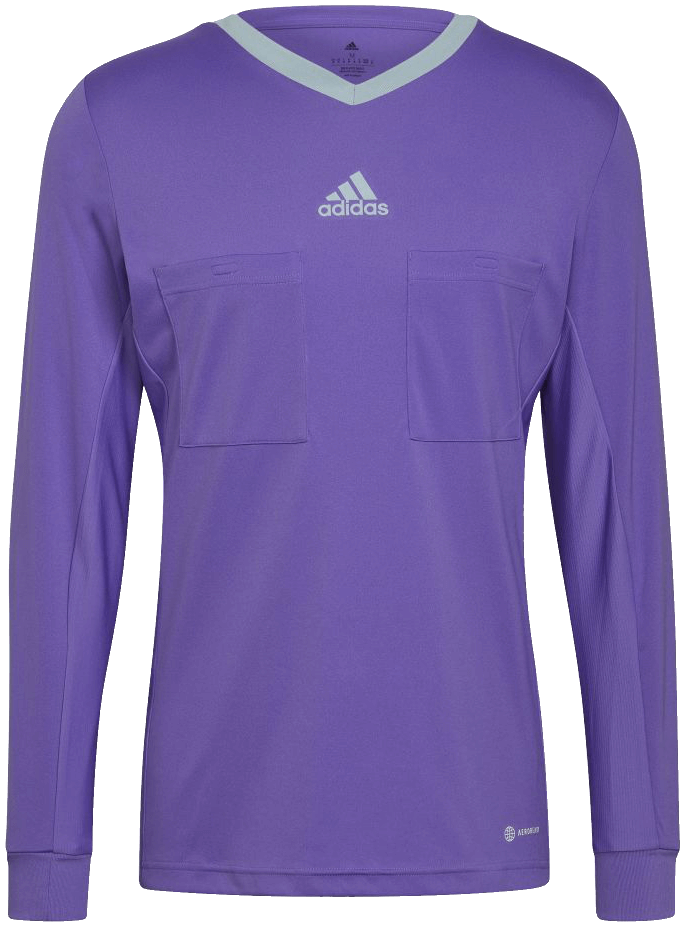 adidas Schiedsrichtertrikot langarm Referee 22, 2XL, lila