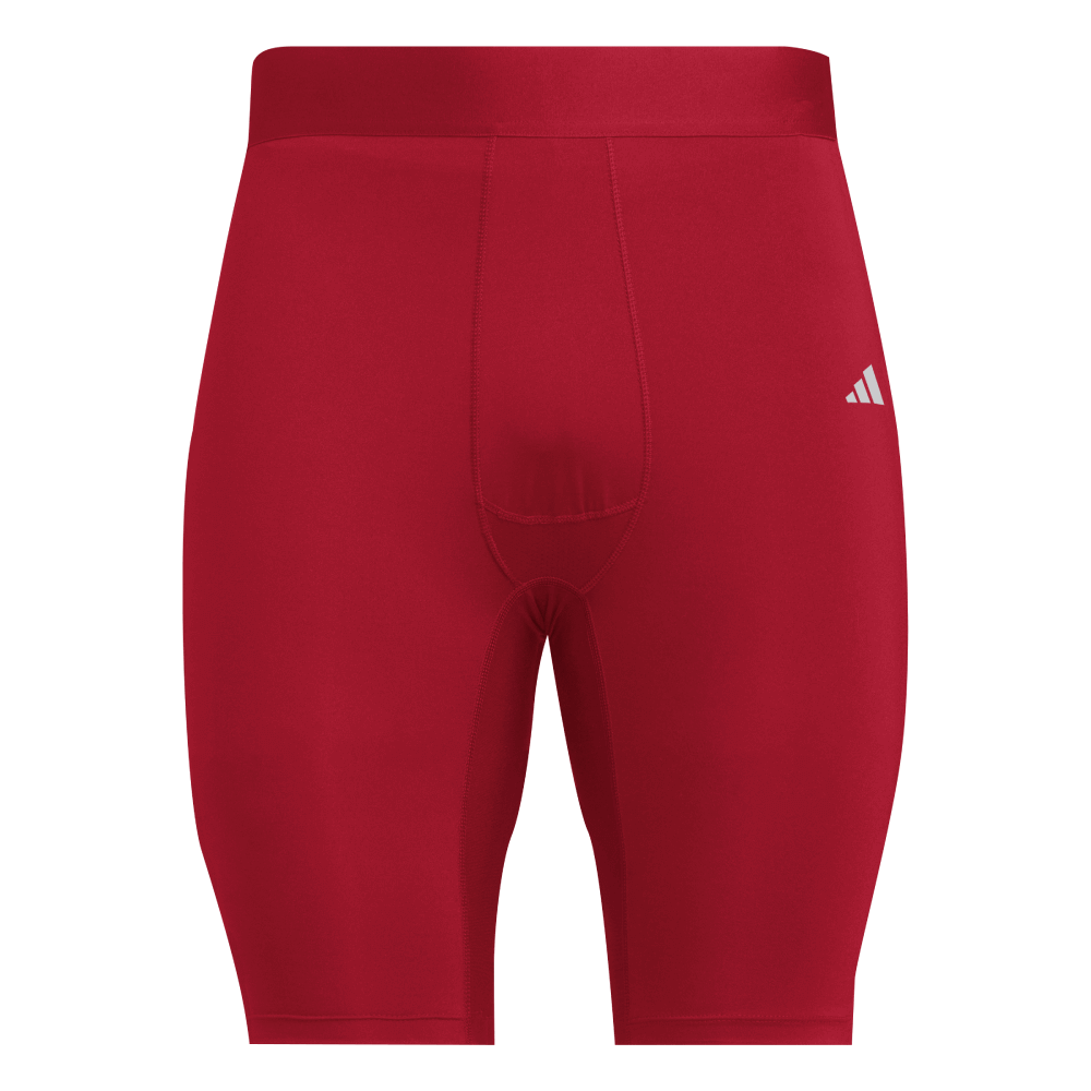 adidas Short Tights Techfit, 3XL, rot/weiß