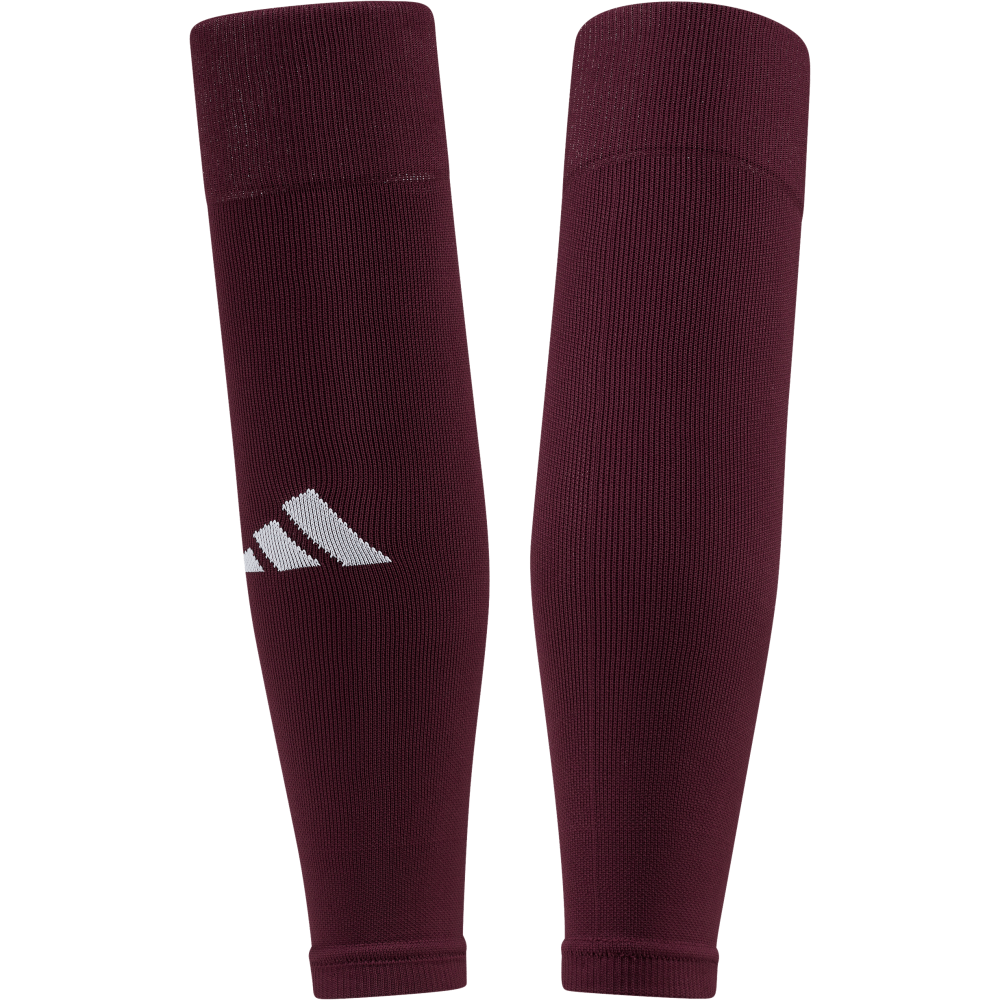 adidas Sleeve Stutzen Milano, 46-48, weinrot/weiß