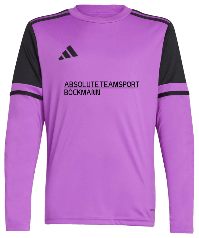 adidas Squadra 25 ATS Böckmann Torwarttrikot, 176, lila/schwarz