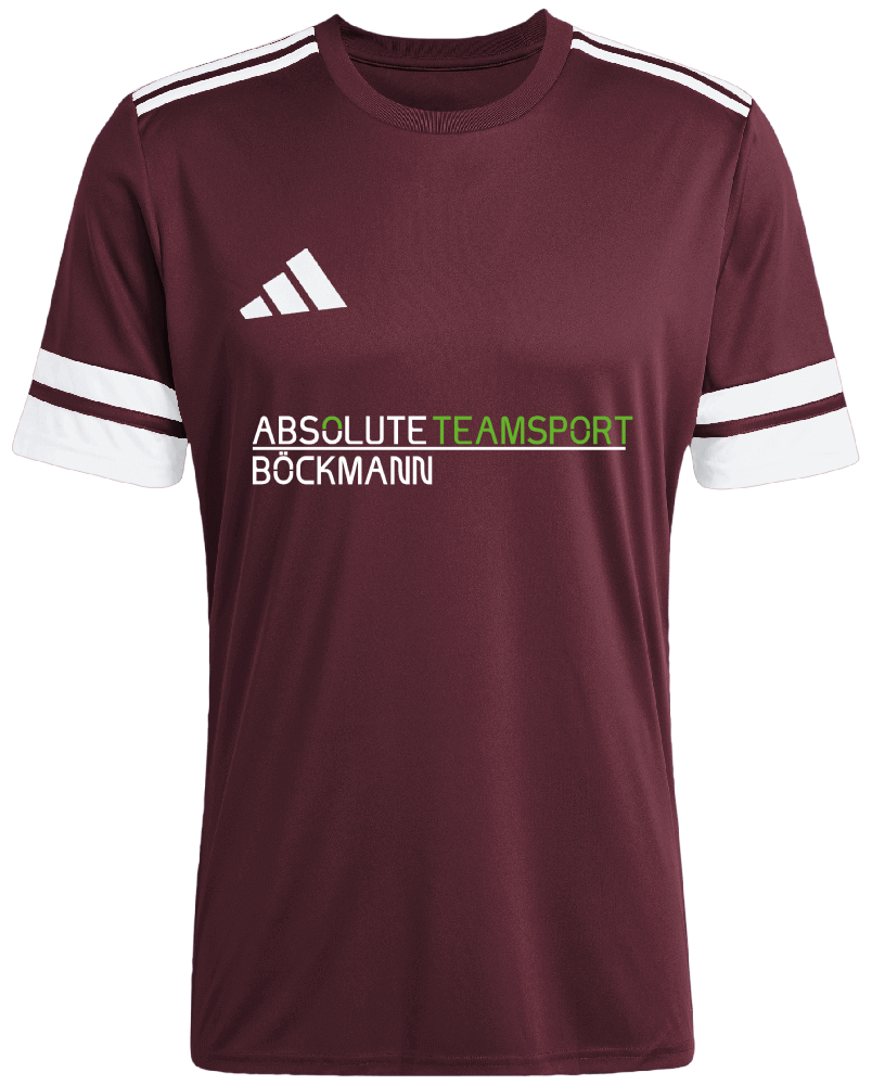 adidas Squadra 25 ATS Böckmann Trikot, 3XL, weinrot/weiß