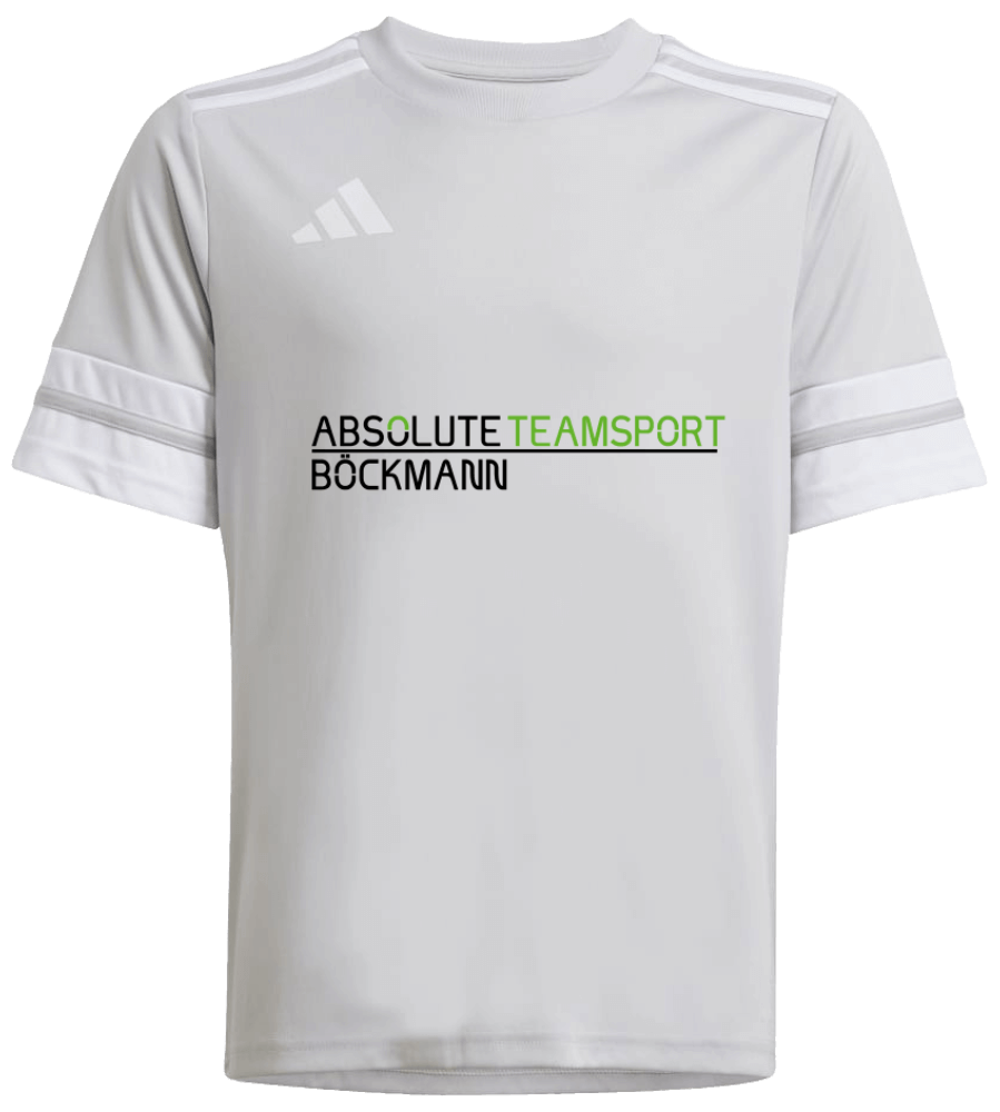 adidas Squadra 25 ATS Böckmann Trikot, 176, hellgrau/weiß