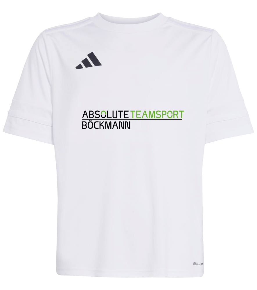 adidas Squadra 25 ATS Böckmann Trikot, 176, weiß/weiß/schwarz