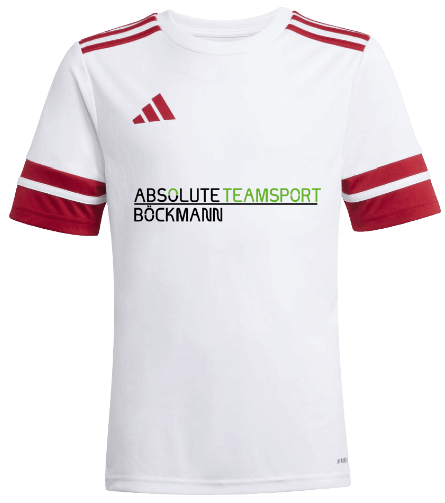 adidas Squadra 25 ATS Böckmann Trikot, 176, weiß/rot