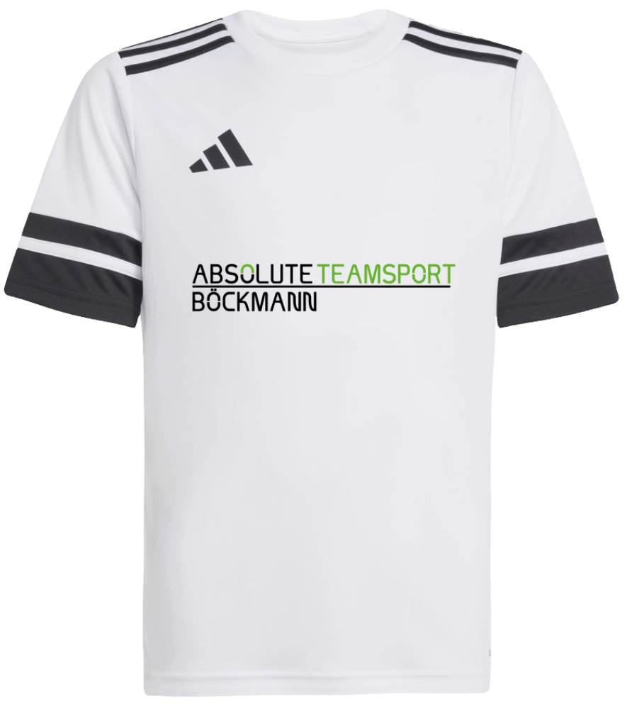 adidas Squadra 25 ATS Böckmann Trikot, 176, weiß/schwarz