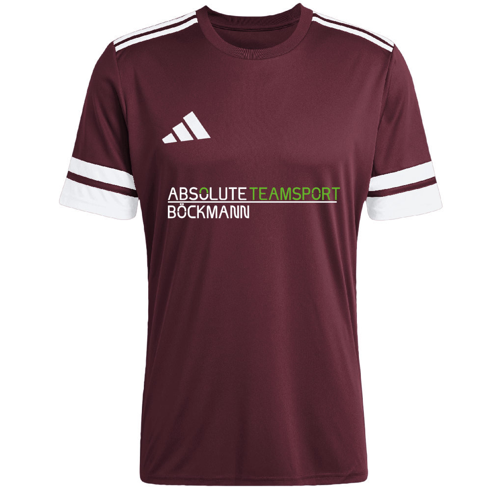 adidas Squadra 25 ATS Böckmann Trikot Squadra 25, 176, weinrot/weiß
