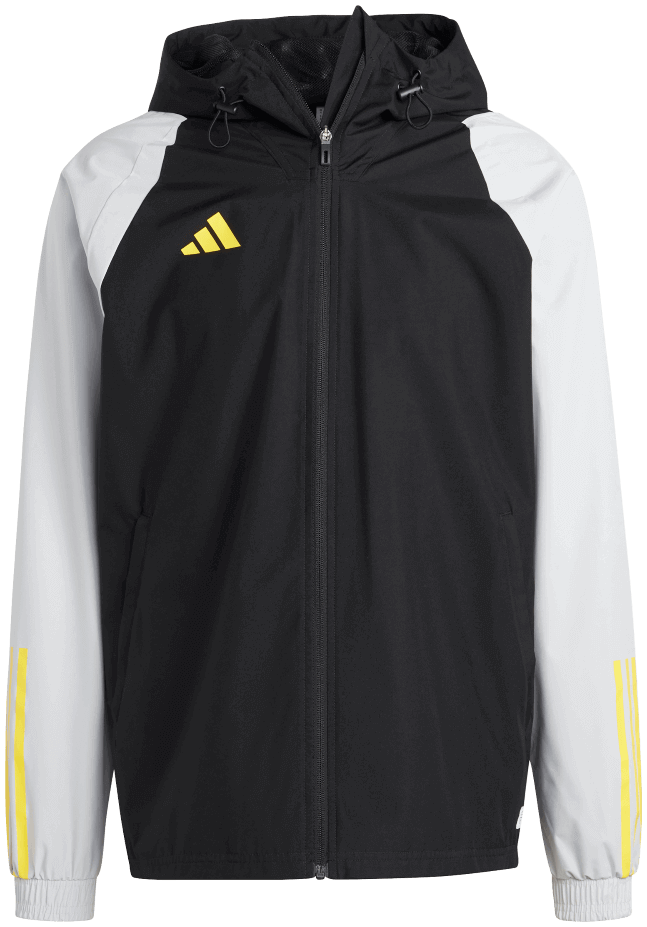 adidas Tiro 23 Competition Allwetterjacke, 2XL, schwarz/grau