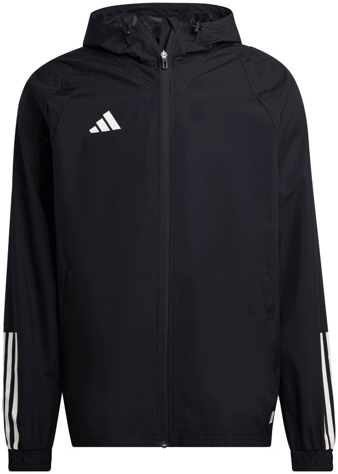 adidas Tiro 23 Competition Allwetterjacke, 2XL, schwarz/weiß