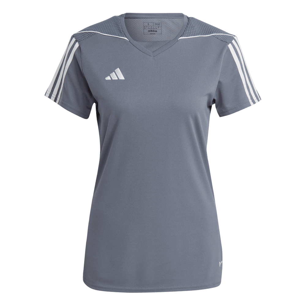 adidas Tiro 23 League Fussball Trikot, S, grau/weiß