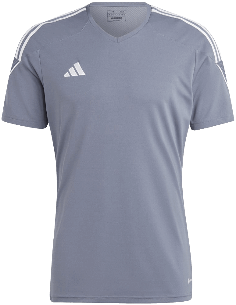adidas Tiro 23 League Fussball Trikot, 164, grau/weiß