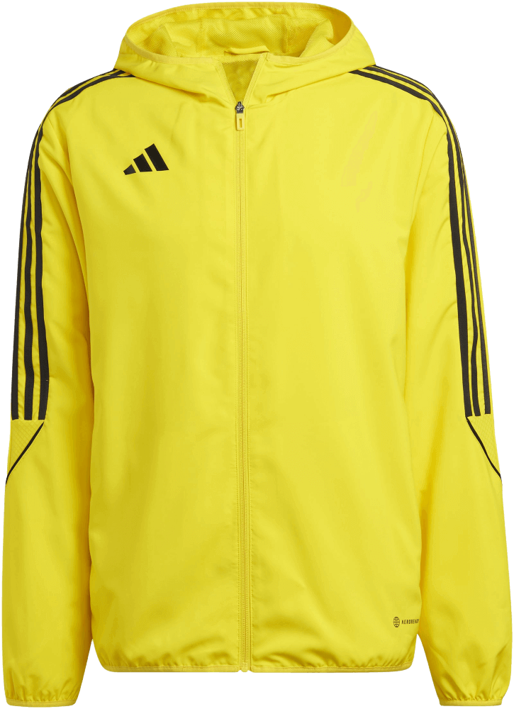 adidas Tiro 23 League Präsentationsjacke, M, gelb/schwarz