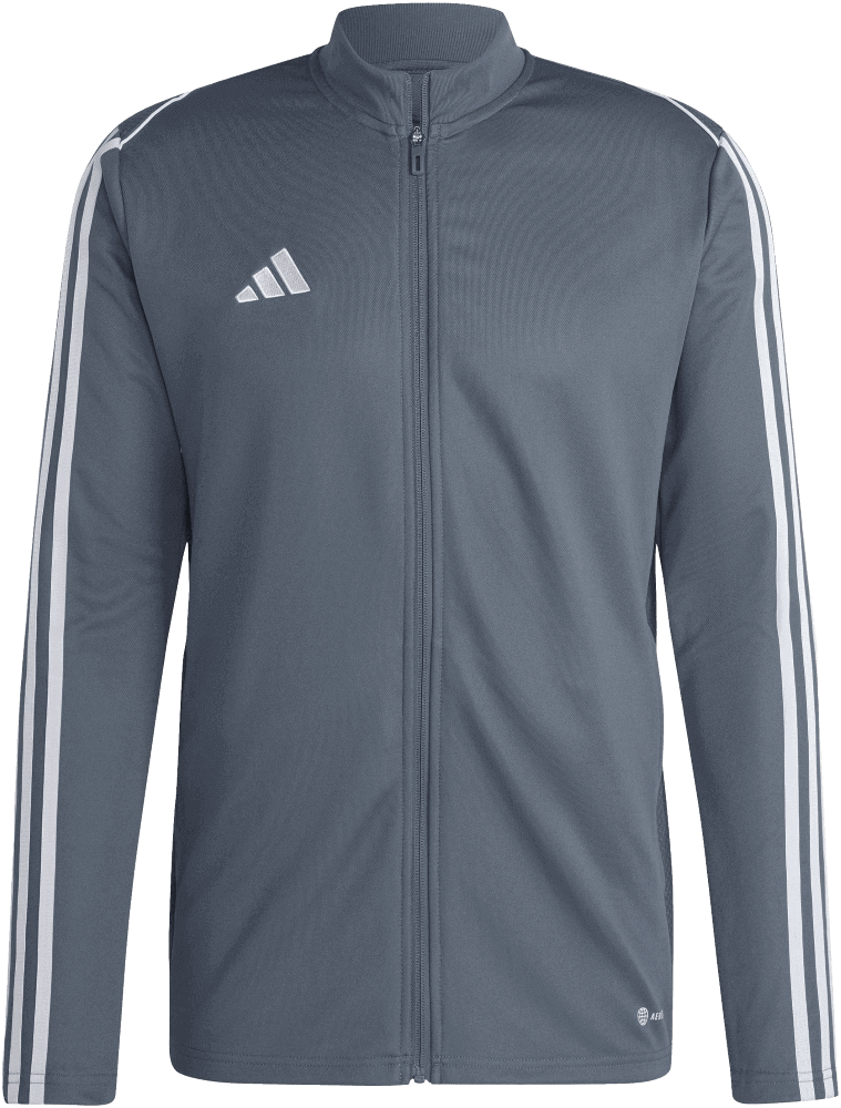 adidas Tiro 23 League Trainingsjacke, 116, grau/weiß