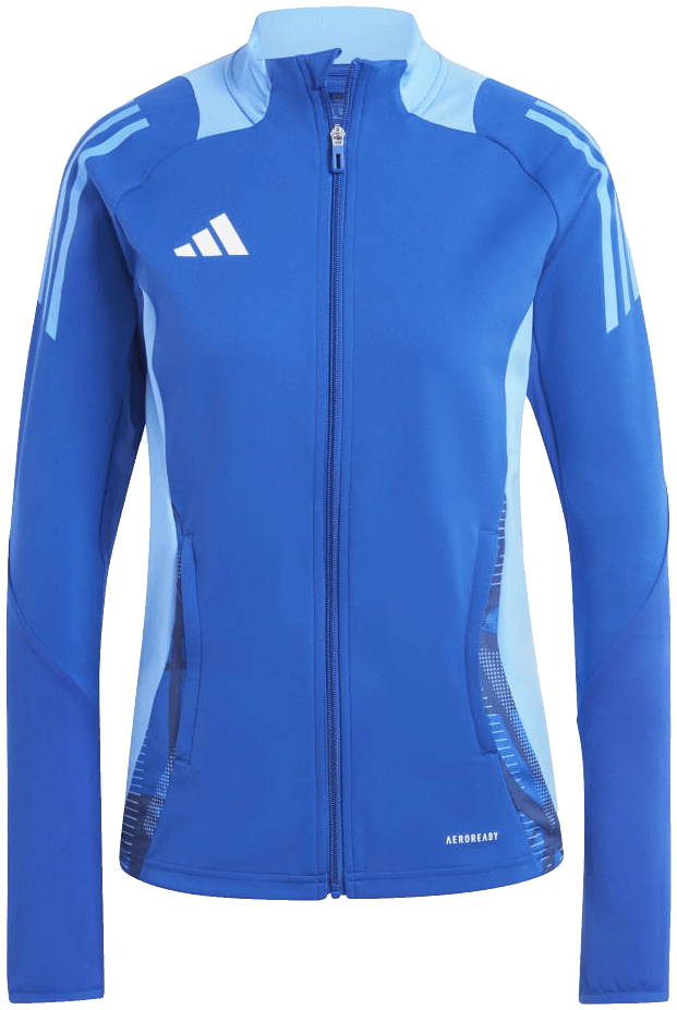 adidas Tiro 24 Competition Damen Trainingsjacke, L, blau/hellblau