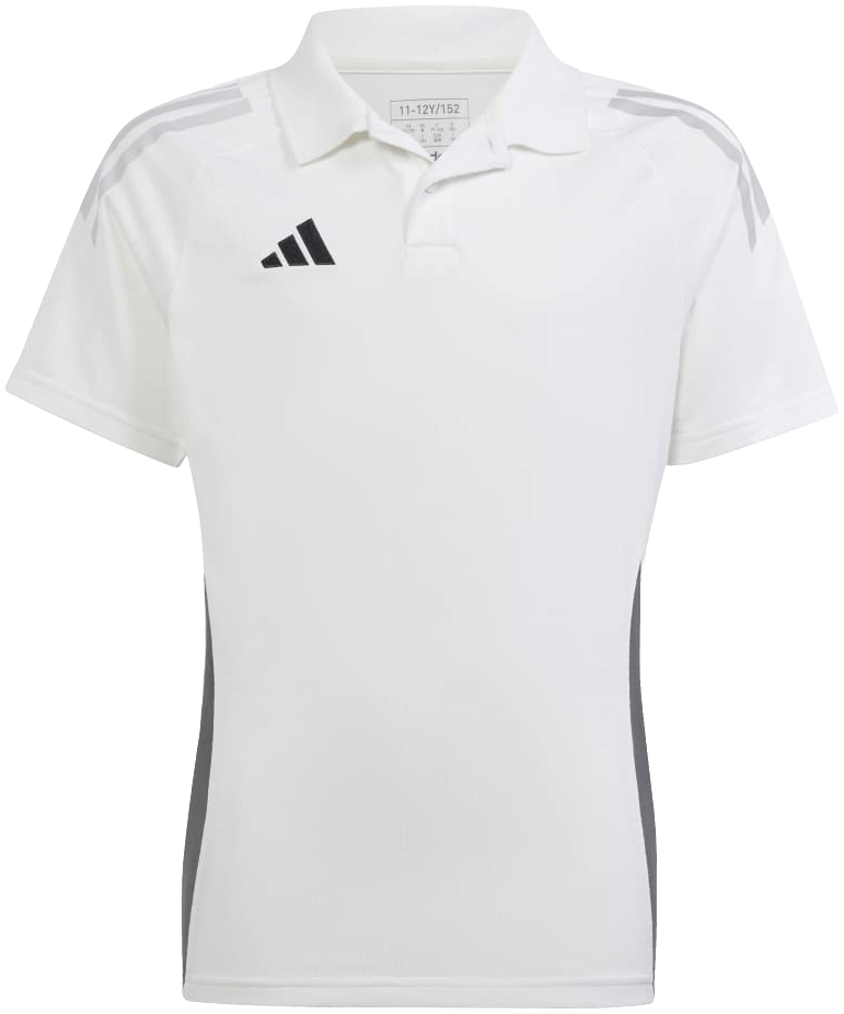 adidas Tiro 24 Competition Poloshirt, 164, weiß/grau