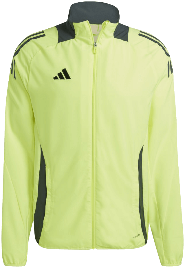 adidas Tiro 24 Competition Präsentationsjacke, L, gelb/grau