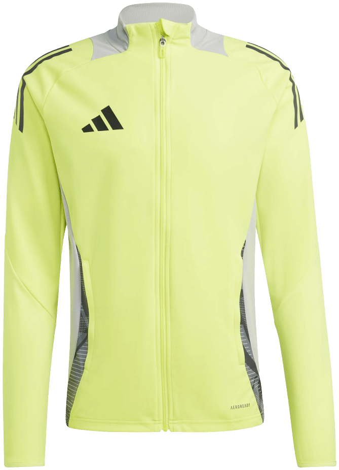 adidas Tiro 24 Competition Trainingsjacke, S, gelb/grau