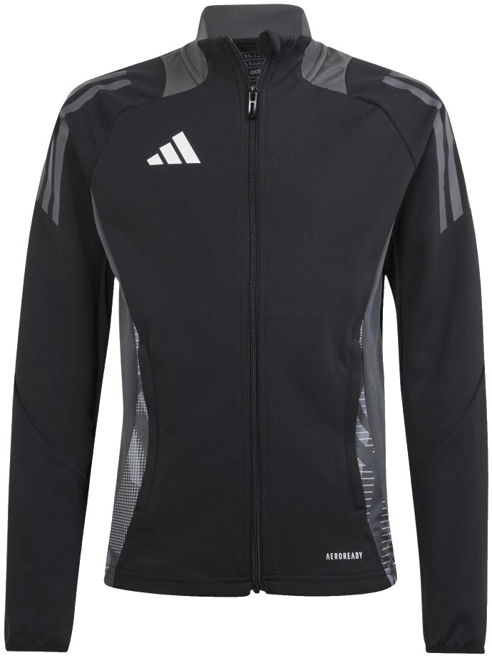 adidas Tiro 24 Competition Trainingsjacke, 152, schwarz/grau