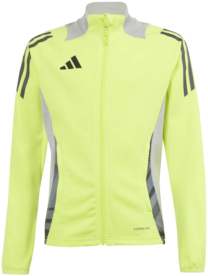 adidas Tiro 24 Competition Trainingsjacke, 176, gelb/grau
