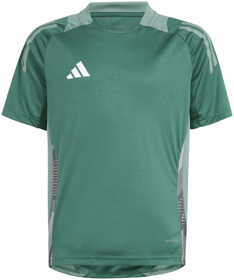 adidas Tiro 24 Competition Trainingstrikot, 164, dunkelgrün/grün