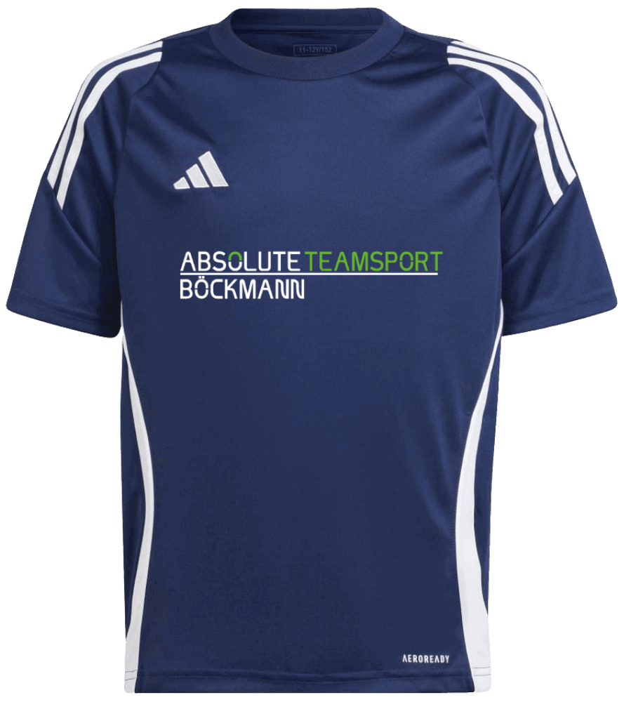 adidas Tiro 24 ATS Böckmann Trikot, 176, marine/weiß