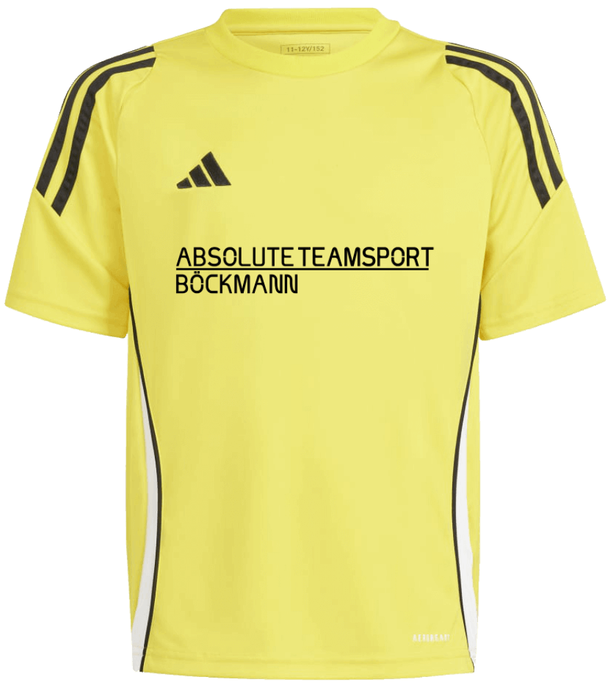 adidas Tiro 24 ATS Böckmann Trikot, 176, gelb/schwarz