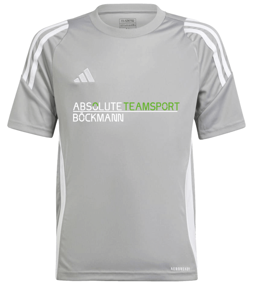 adidas Tiro 24 ATS Böckmann Trikot, 176, grau/weiß