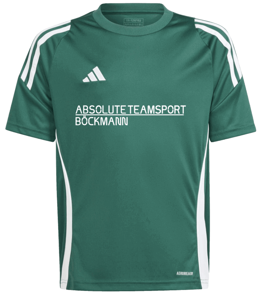 adidas Tiro 24 ATS Böckmann Trikot, 176, dunkelgrün/weiß