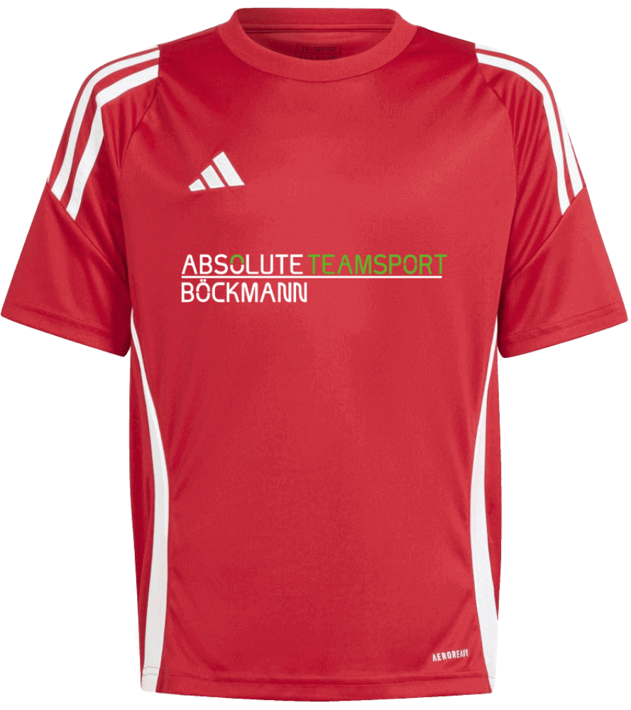 adidas Tiro 24 ATS Böckmann Trikot, 176, rot/weiß