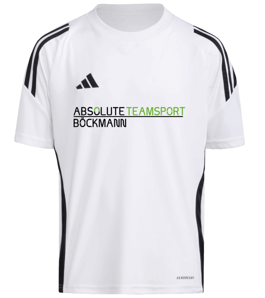 adidas Tiro 24 ATS Böckmann Trikot, 176, weiß/schwarz