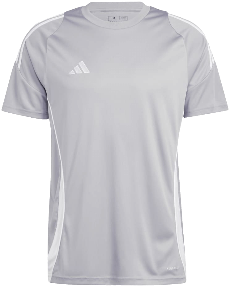 adidas Tiro 24 Fussball Trikot, XL, grau/weiß
