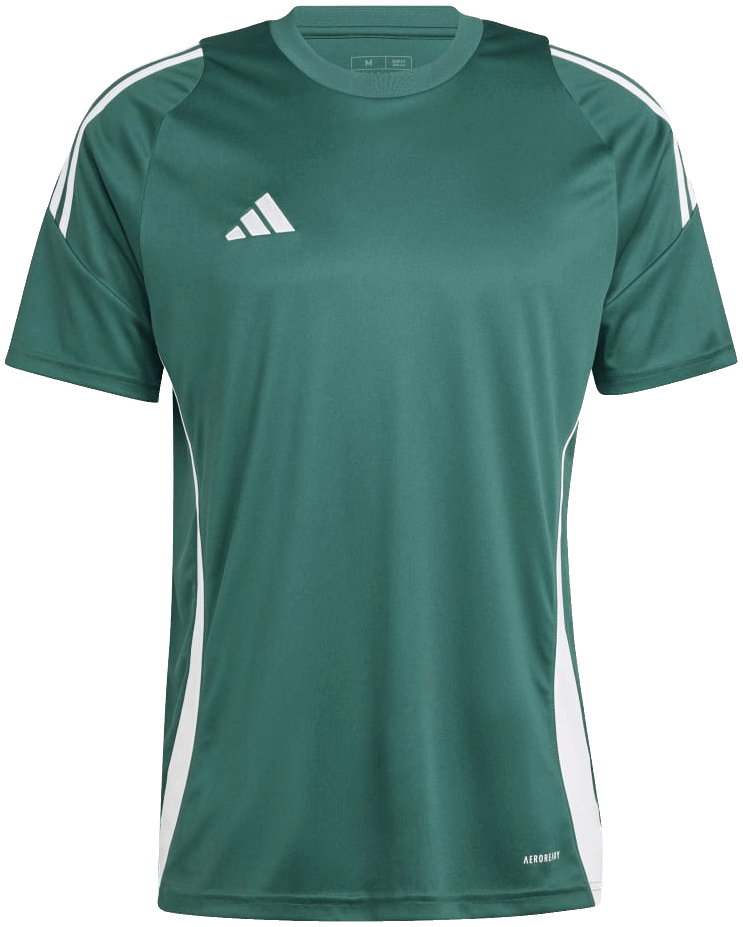 adidas Tiro 24 Fussball Trikot, XL, dunkelgrün/weiß