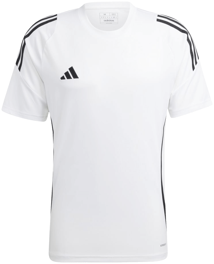 adidas Tiro 24 Fussball Trikot, 3XL, weiß/schwarz