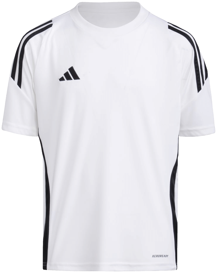 adidas Tiro 24 Fussball Trikot, 176, weiß/schwarz