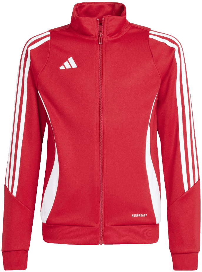 adidas Tiro 24 Trainingsjacke, 176, rot/weiß
