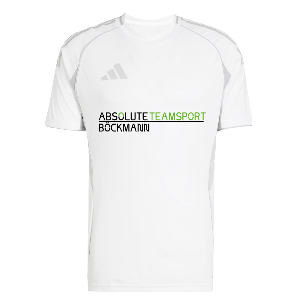 adidas Tiro 25 Competition ATS Böckmann Torwarttrikot kurzarm Tiro 25 Competition, 176, weiß/grau