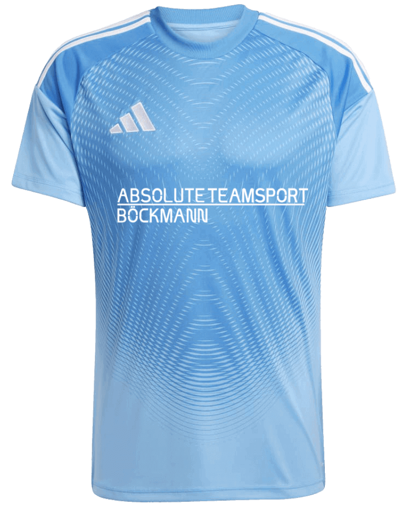 adidas Tiro 25 Competition ATS Böckmann Torwarttrikot, XS, hellblau/weiß