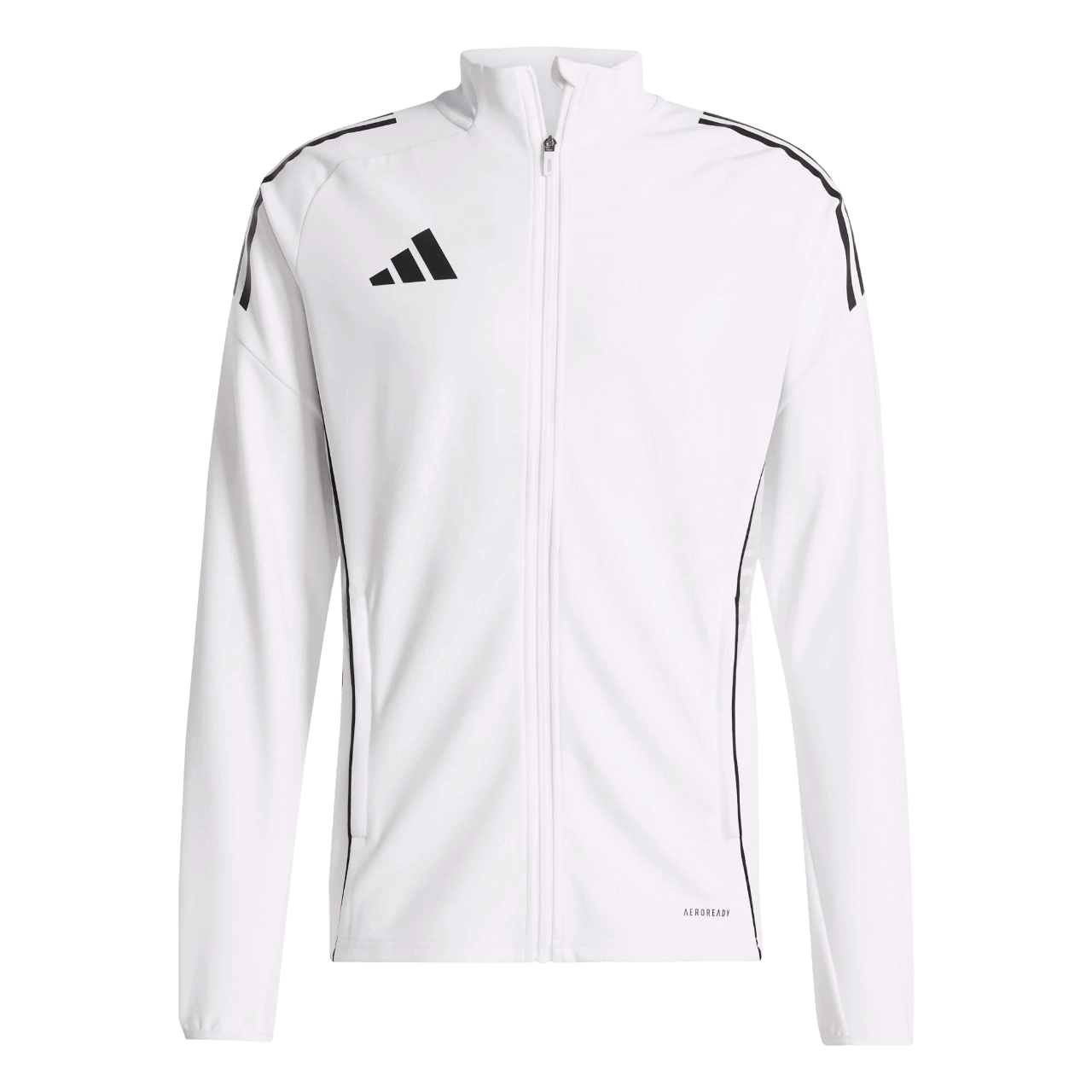 adidas Tiro 25 Competition Trainingsjacke, 140, weiß/schwarz
