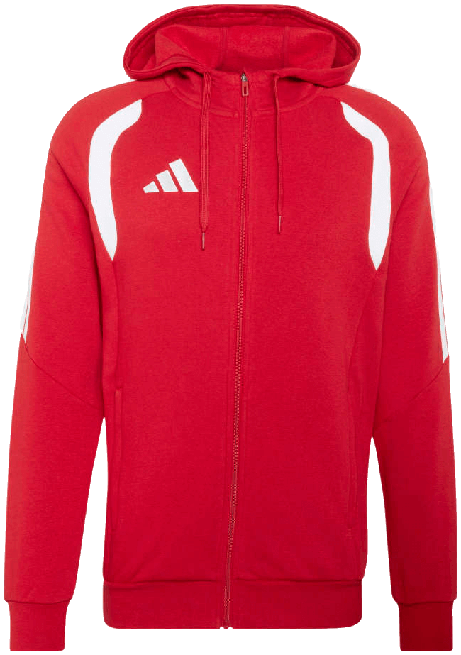 adidas Tiro 26 League Kapuzenjacke, 3XL, rot/weiß