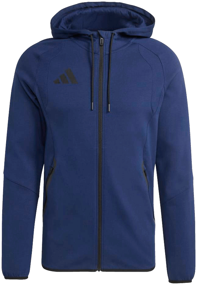 adidas Tiro Travel Kapuzenjacke, 3XL, marine/schwarz