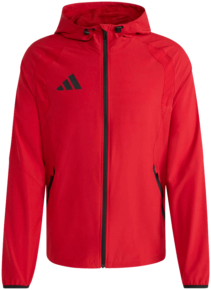 adidas Tiro Travel Windbreaker, 3XL, rot/schwarz