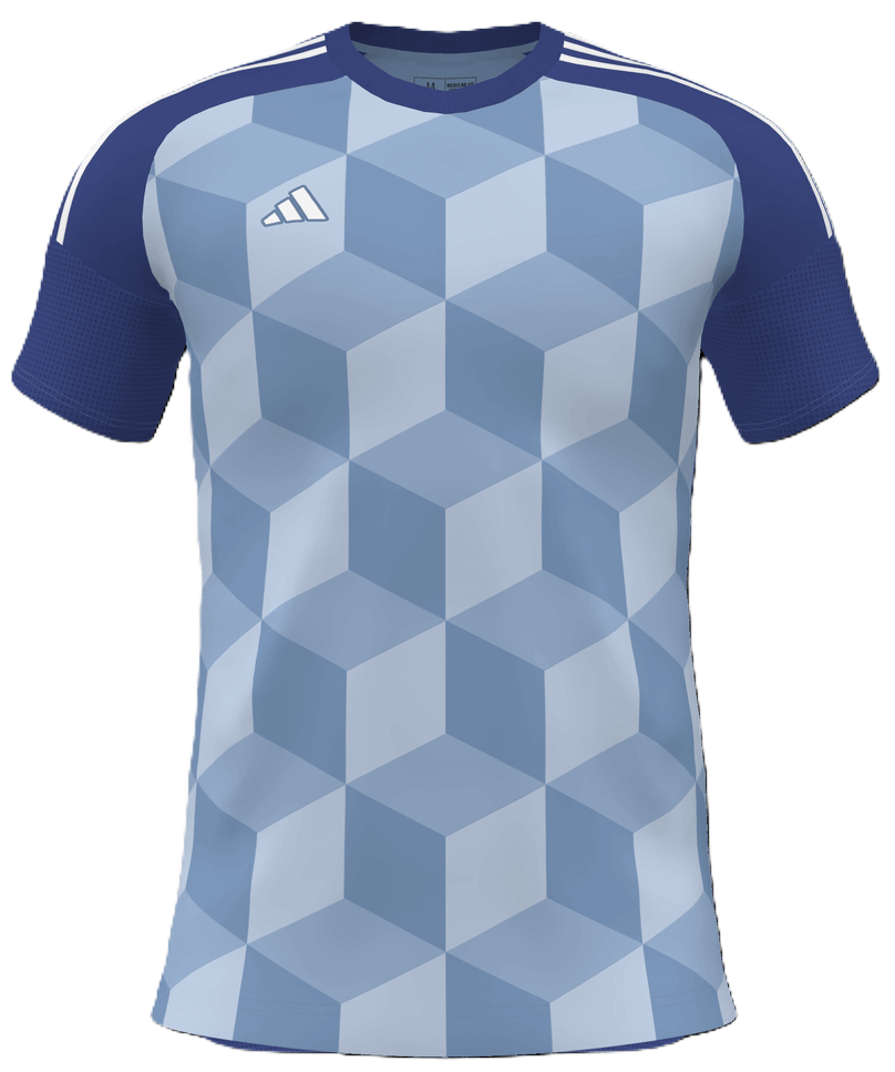 adidas Trikot miTeam Cubes LR, 3XL, hellblau/weiß/blau