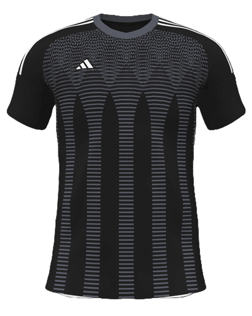 adidas Trikot miTeam Five Goals LR, 3XL, schwarz/grau/weiß