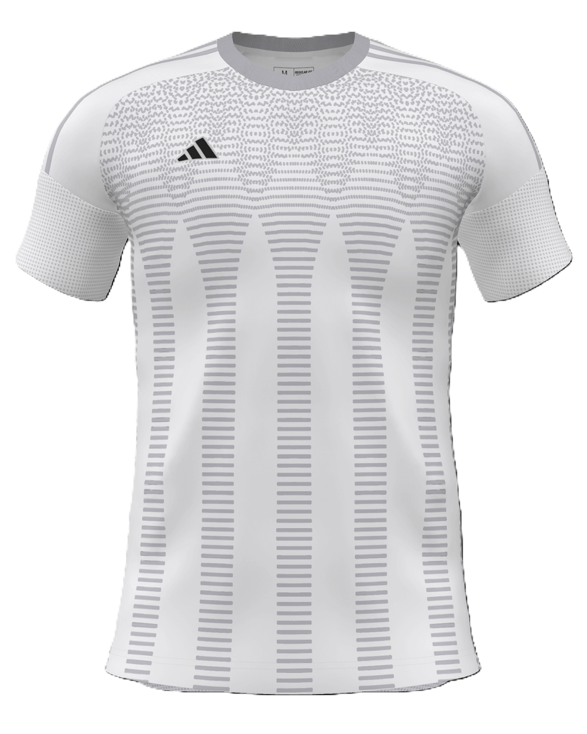 adidas Trikot miTeam Five Goals LR, 3XL, weiß/grau/schwarz